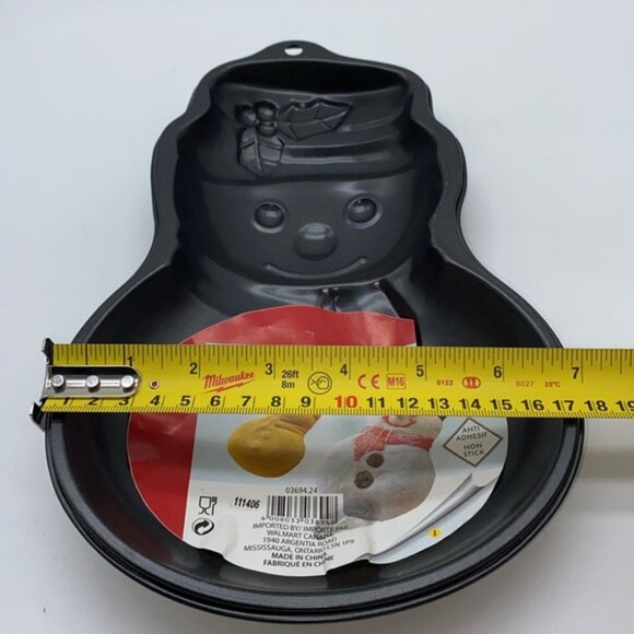 Baking Mould Snowman Cake Holiday Christmas 11 inches - Picture 6 of 6